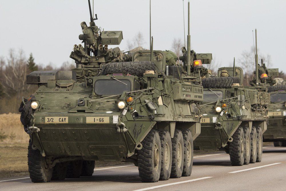 Departamentul de Stat al SUA a aprobat vânzarea către Bulgaria a unor blindate Stryker în valoare de 1,5 miliarde de dolari