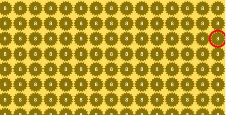 Test de inteligență. Reușești să găsești numărul diferit în doar 15 secunde?