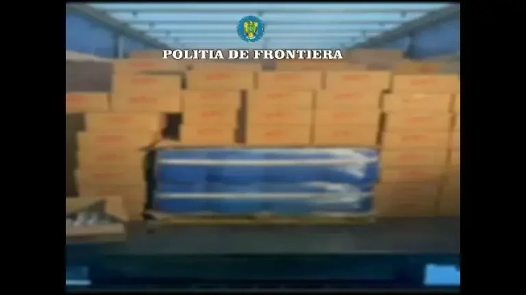 Tone de substanțe inflamabile transportate fără documente legale, descoperite într-un autocamion, în PTF Giurgiu