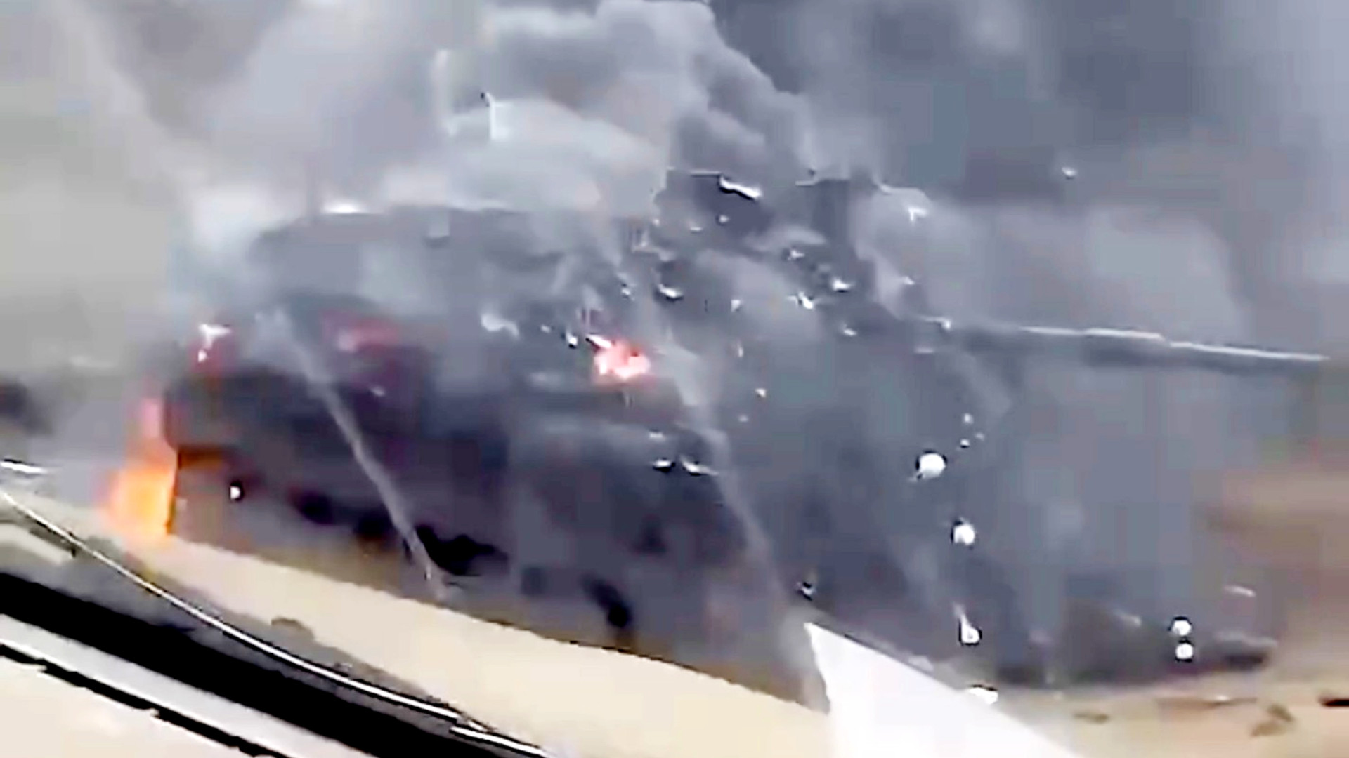 O mașinărie de război a NATO, distrusă de ruşi în timpul contraofensivei ucrainene | VIDEO