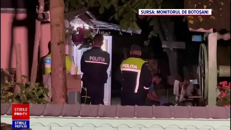 Femeia ucisă în Botoșani a fost împușcată de soțul ei, din greșeală, cu o armă ilegală. „El a dat arma băiatului victimei”