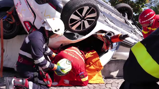 Orașul din România care are cei mai buni pompieri. Rezultatele unui concurs național desfășurat la Iași