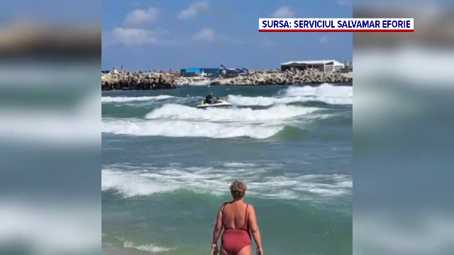 Au ignorat steagul roșu de pe litoral și s-au avântat în mare. Ce s-a întâmplat cu o fetiță și un bărbat