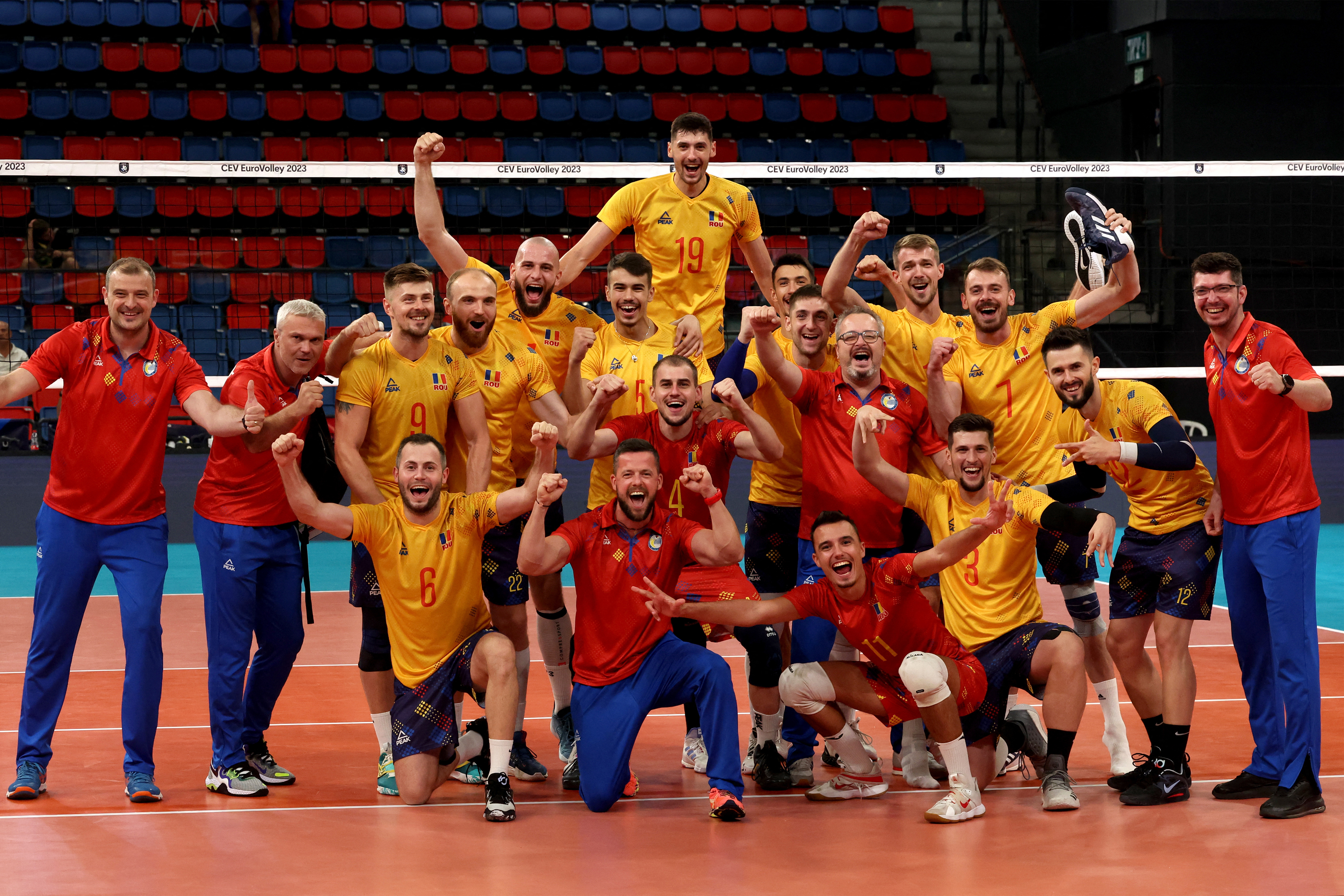 Naționala României, în sferturile Europeanului de volei, după 40 de ani. „Tricolorii”, o victorie uriașă în fața Croației