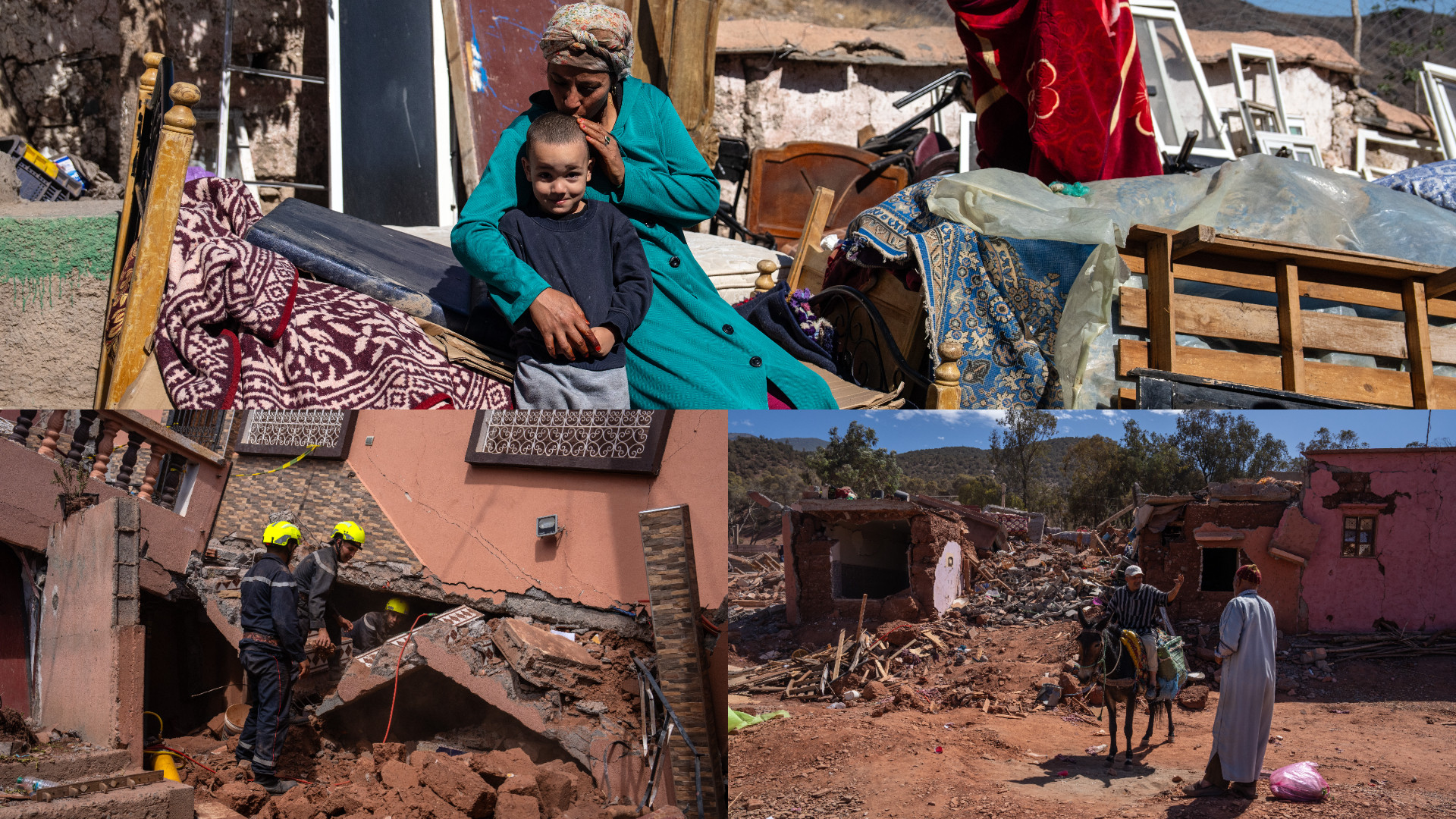 Momentul în care localnicii din Maroc sunt surprinși, pe străzi, de cutremur. „Mi-am pierdut cele două fiice” | VIDEO