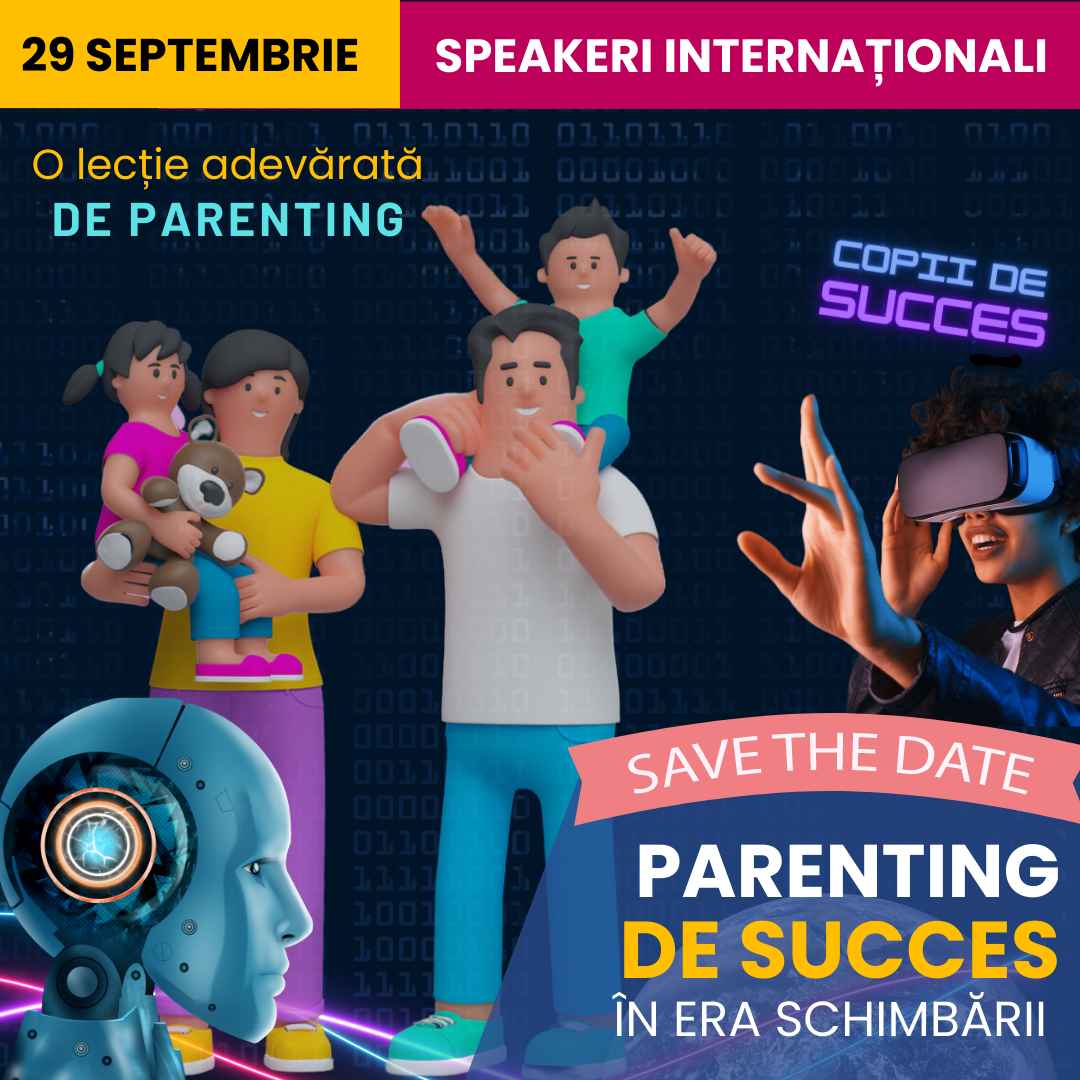 Trei specialiști în parenting modern, recunoscuți la nivel mondial, vin în premieră la București