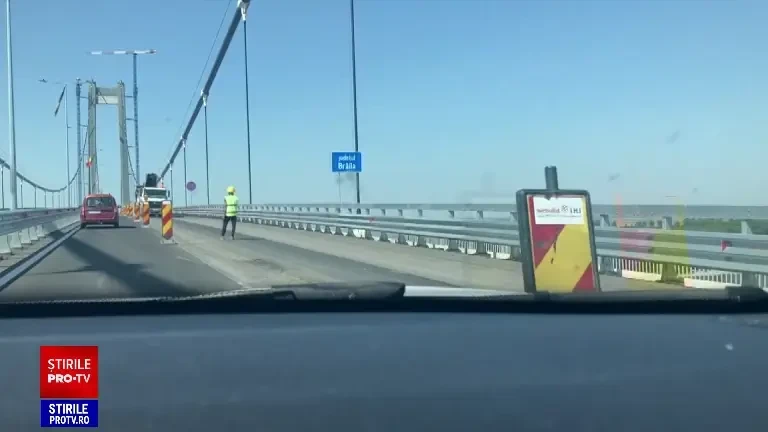„Golden Gate-ul României” a intrat în reparații, la două luni de la inaugurare. De ce au apărut deja probleme