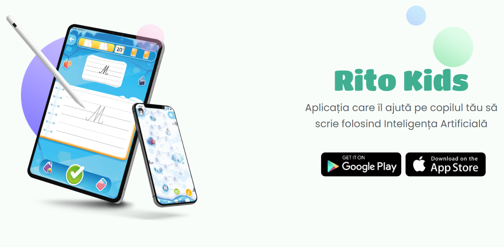 Demonstrație LIVE la iLikeIT. Cum funcționează Rito Kids, soluția digitală prin care copiii își pot îmbunătăți scrisul