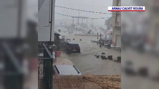 A fost potop în Spania. Într-o singură zi au căzut peste 120 de litri pe metrul pătrat