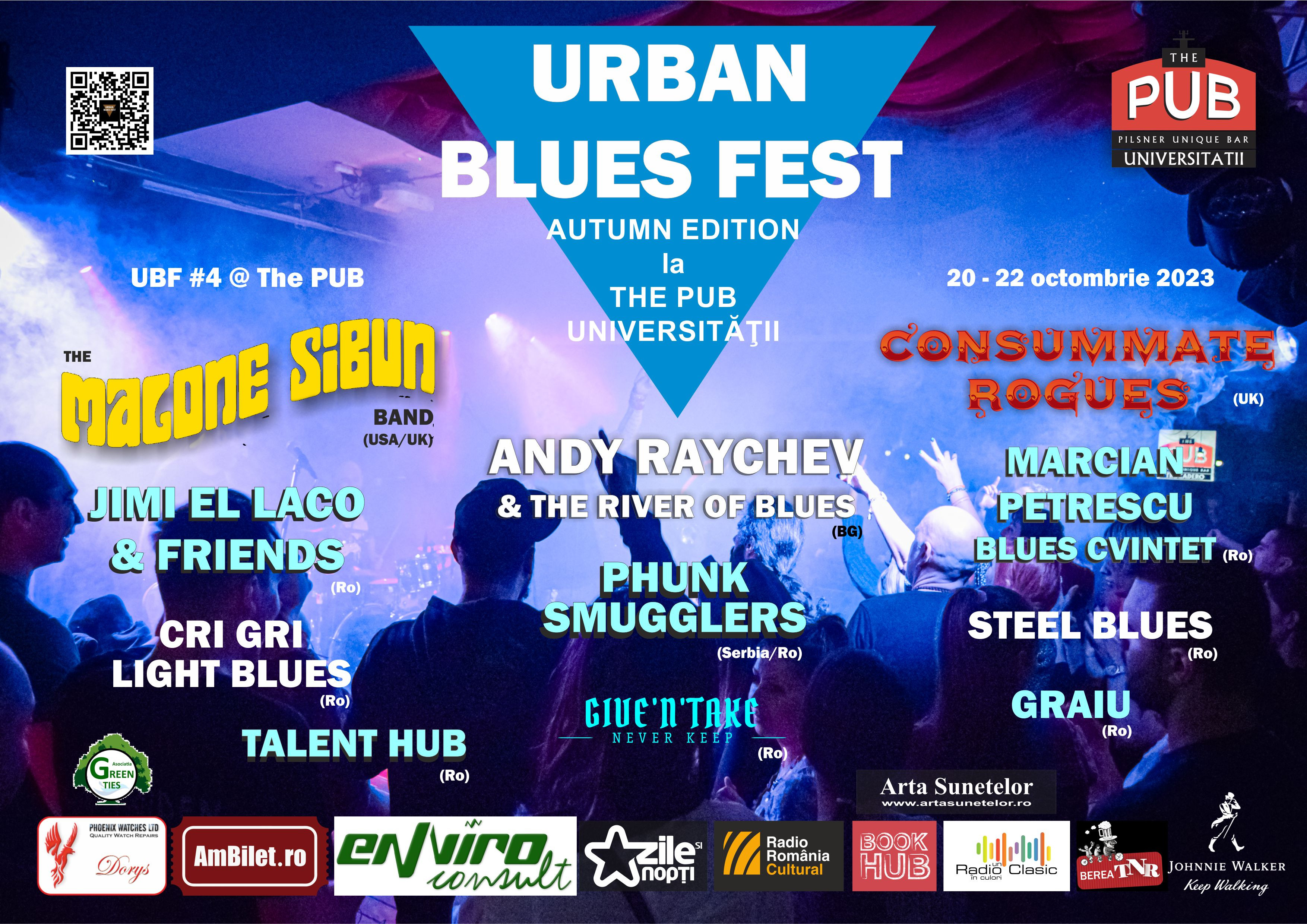 Târg de viniluri pentru pasionații de rock și blues la ”Urban Blues Fest” nr. 4. Concerte și expoziții în București