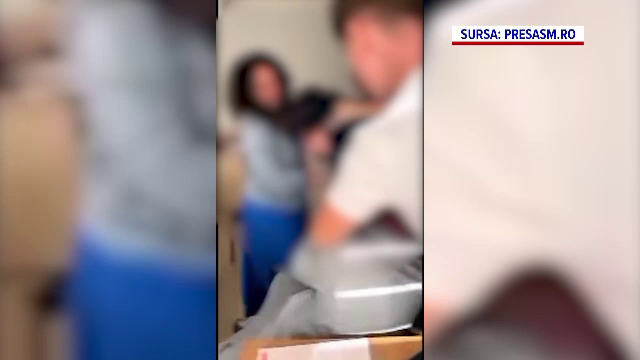 Bătaie în toată regula, în sala de clasă, la un liceu din Satu Mare. Doi elevi și-au împărțit pumni și picioare | VIDEO