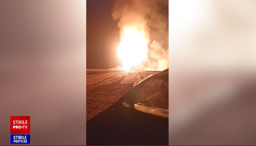 Momentul exploziei din Vrancea. Cum ar fi fost provocată deflagrația de pe șantierul Autostrăzii 7 | VIDEO