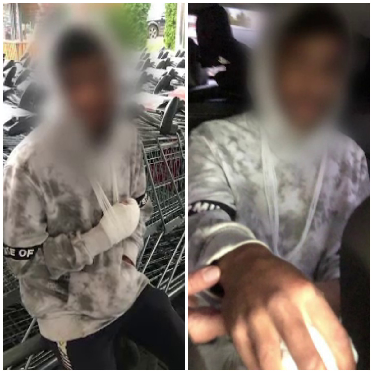 „Minune” pe străzile din Bistrița. Niște polițiști locali au „vindecat” un cerșetor