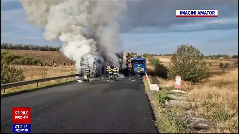 O eroare a drumarilor i-ar fi încurcat pe șoferii implicați în accidentul grav din Teleorman. Mărturiile localnicilor