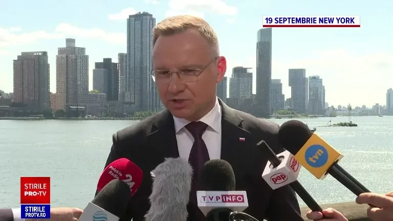 Varșovia, pas în spate în disputa cu Kievul. Duda a anunțat în ce condiții e dispusă Polonia să mai trimită arme Ucrainei