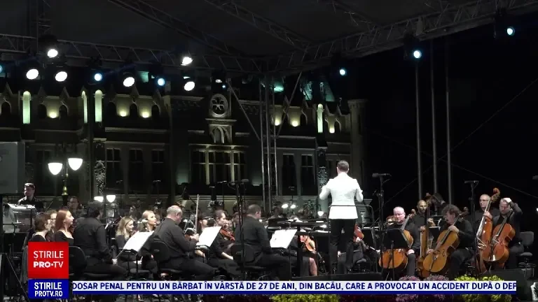 Mii de oameni au asistat la spectacolul „Magia Serii în sunet și lumină” în Iași