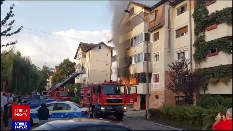 Cum s-a produs explozia din Sibiu, în urma căreia au murit doi oameni, soț și soție. „La mine, au zburat ușile”