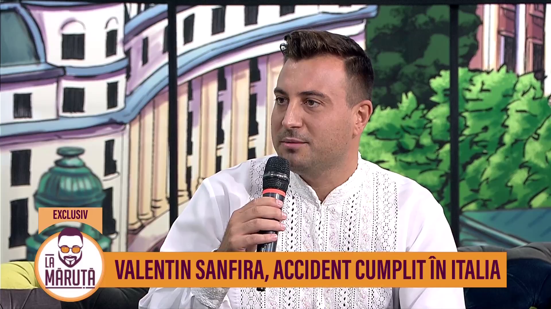 Valentin Sanfira a trecut printr-un accident cumplit în Italia. În spital, medicii l-au ținut patru zile fără să-l opereze
