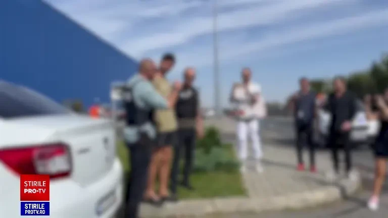 Reconstituirea furtului auto de la mall