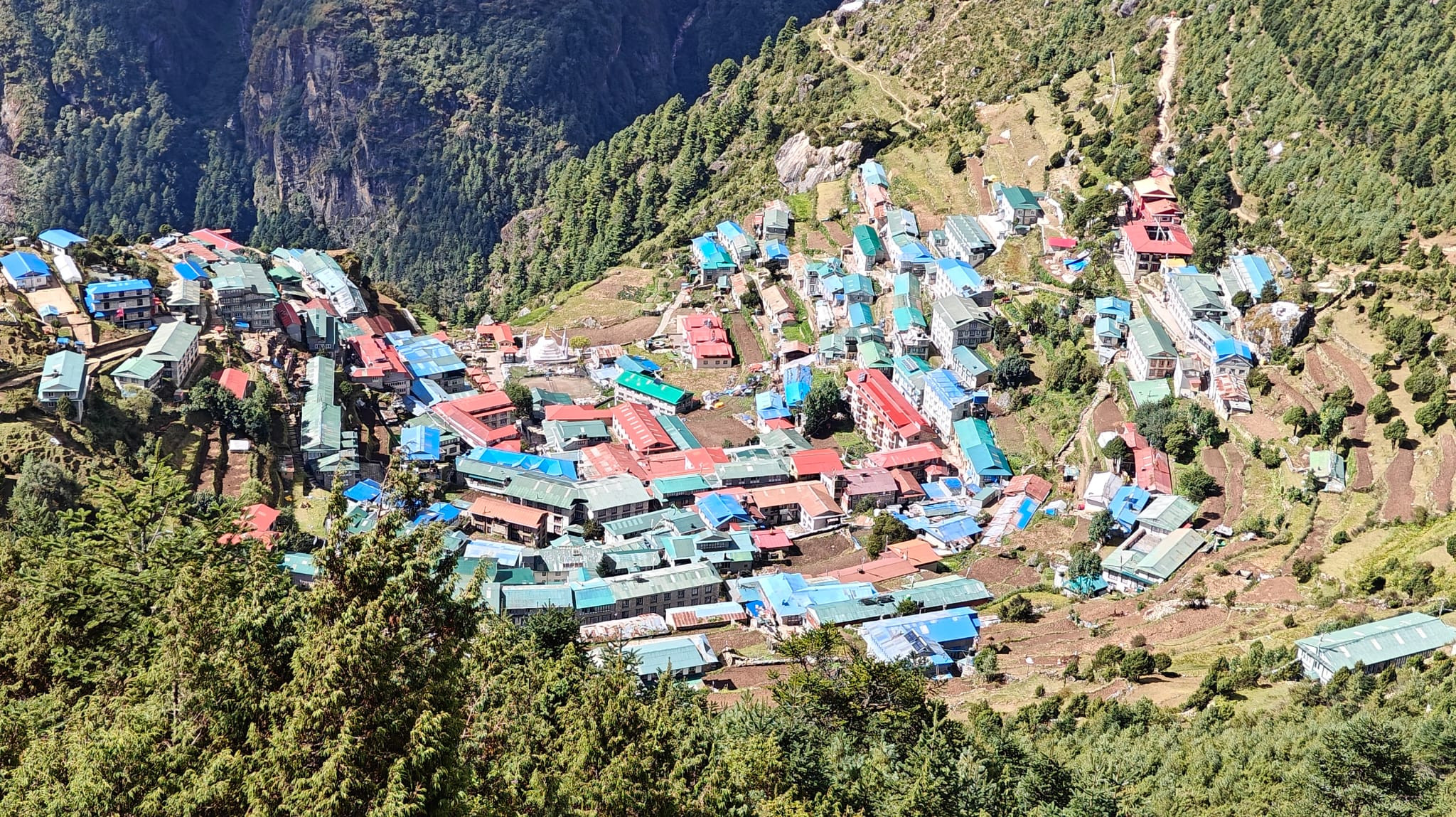 Imagini din Namce Bazar