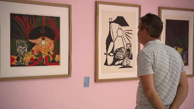 Expoziția din București cu lucrări de Picasso are succes. Mulți turiști străini au venit încă din prima zi