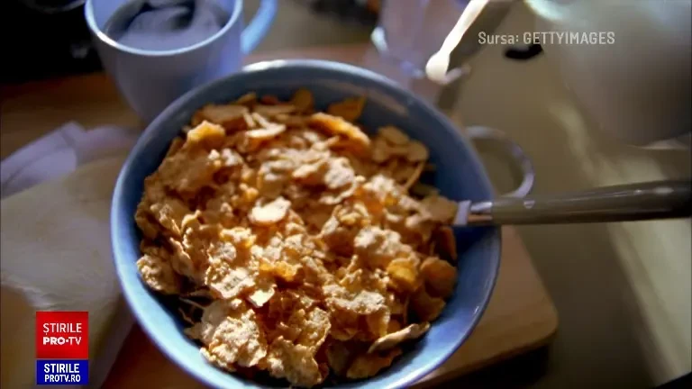 Aveți grijă la micul dejun. Cerealele, iaurturile cu fructe și sucurile naturale conțin mult zahăr