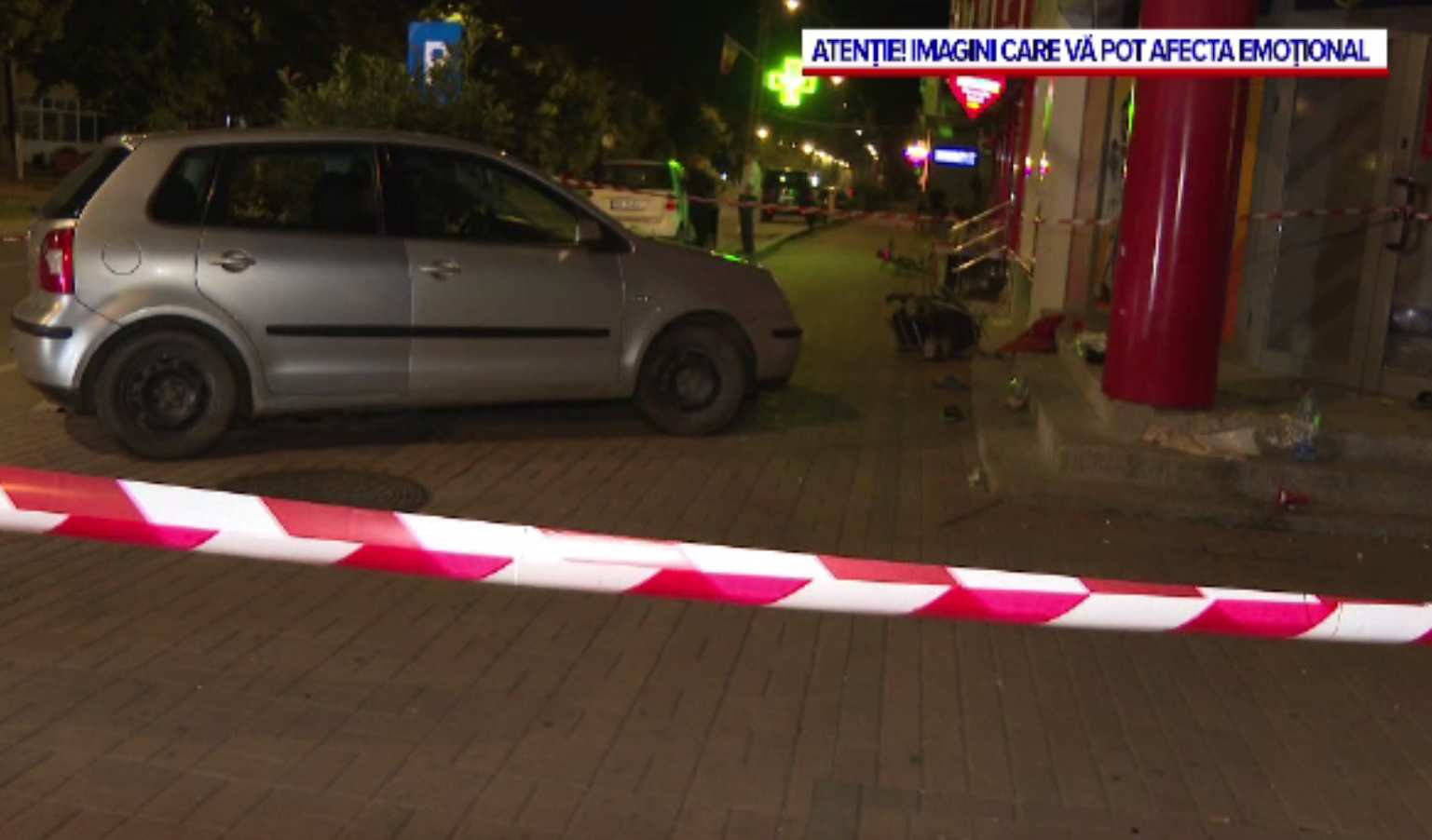 O șoferiță a lovit cinci persoane în Timiș, după ce a încurcat accelerația cu frâna