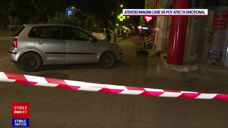 O șoferiță a lovit cinci persoane în Timiș, după ce a încurcat accelerația cu frâna