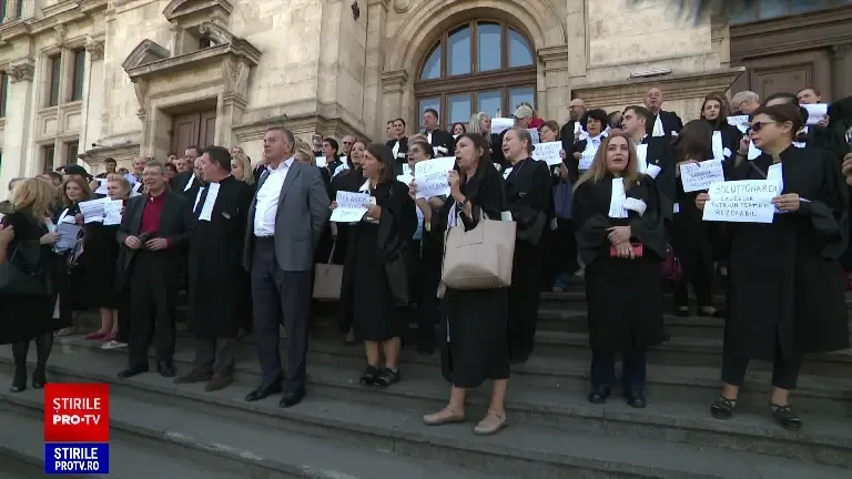 Greva avocaților a blocat justiția pentru o zi. Acuză termenele de judecată foarte lungi, în dauna clienților
