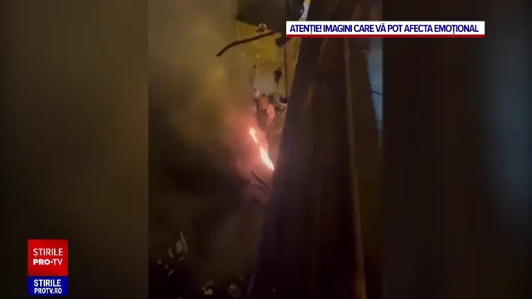 Filmul accidentului teribil în care un autocar a căzut de pe podul dintre Veneția și Mestre. Imaginile tragediei