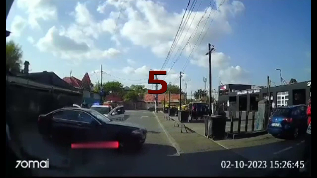 Urmărire ca în filme pe străzile din Capitală. Momentul în care un șofer fără permis fuge de oamenii legii