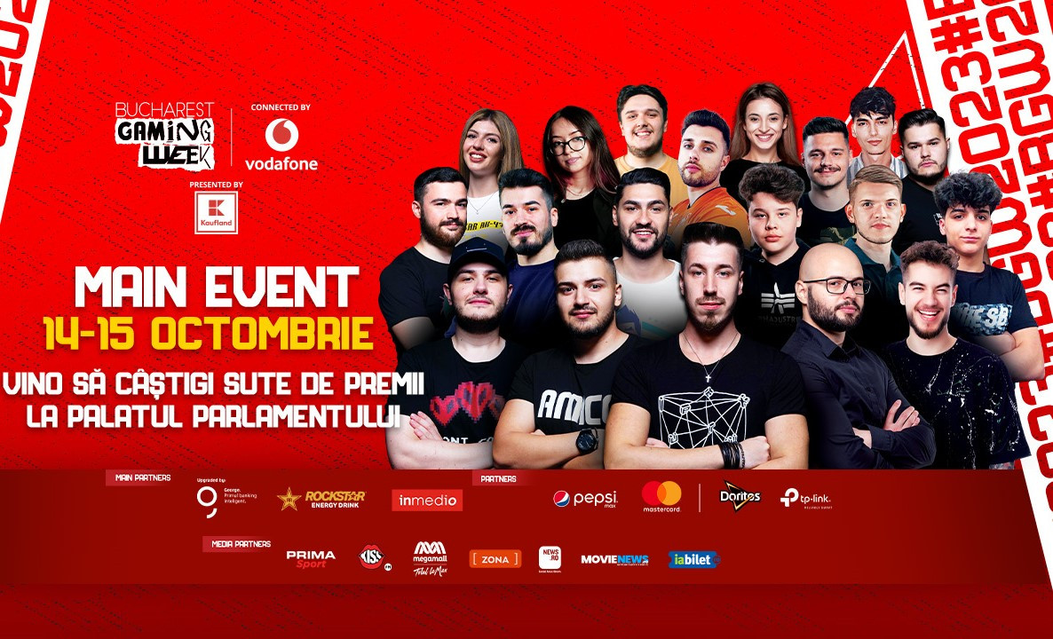 La Parlament începe cel mai important eveniment dedicat pasionaților de jocuri, Bucharest Gaming Week 2023