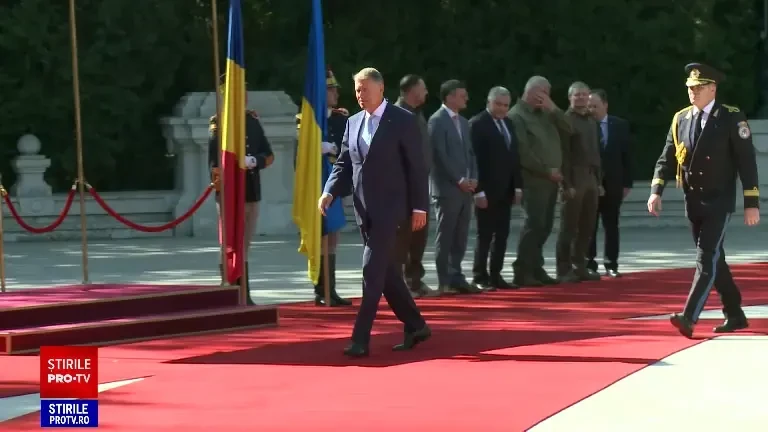 Zelenski s-a întâlnit cu Iohannis la Cotroceni