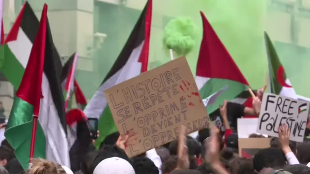 Susținători ai Israelului și ai Palestinei protestează în toată lumea. Și la București a avut loc un miting