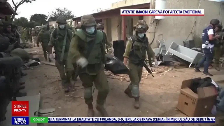 Imaginile masacrului din Kfar Aza, comis de teroriștii Hamas. Pe străzi „miroase a moarte”