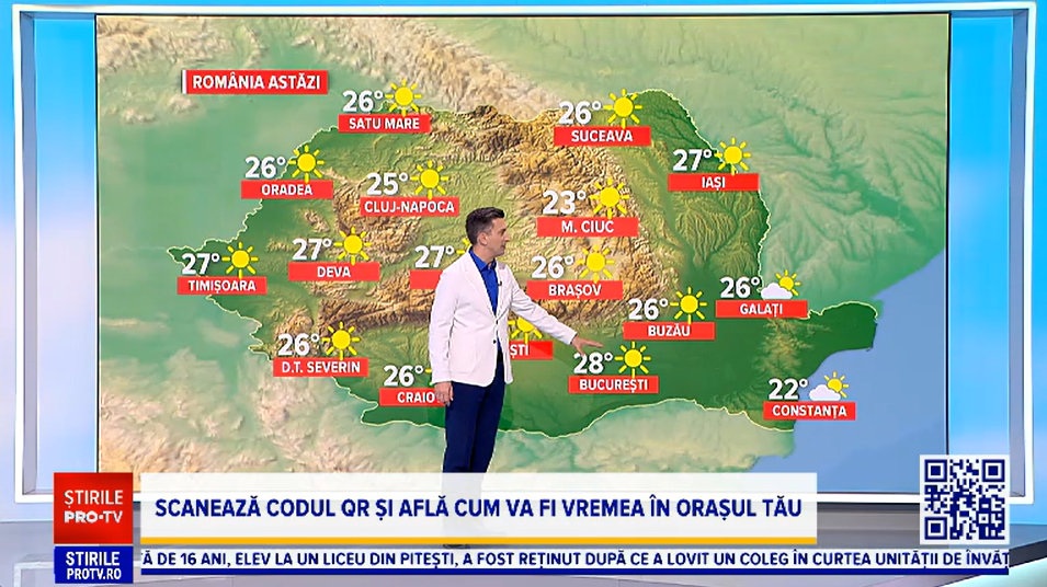 Vremea azi, 14 octombrie 2023. Temperaturi de vară în plină toamnă