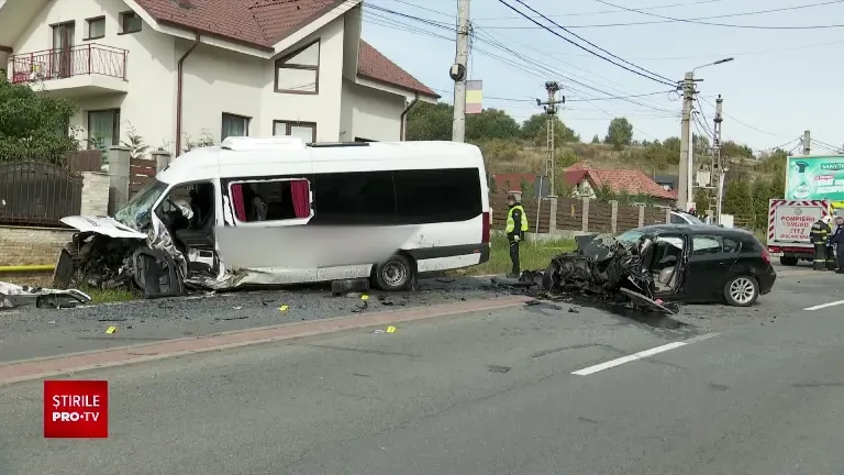 Cum s-ar fi produs accidentul din Cluj, cu 16 răniți. Ce s-ar fi întâmplat cu șoferul autoturismului