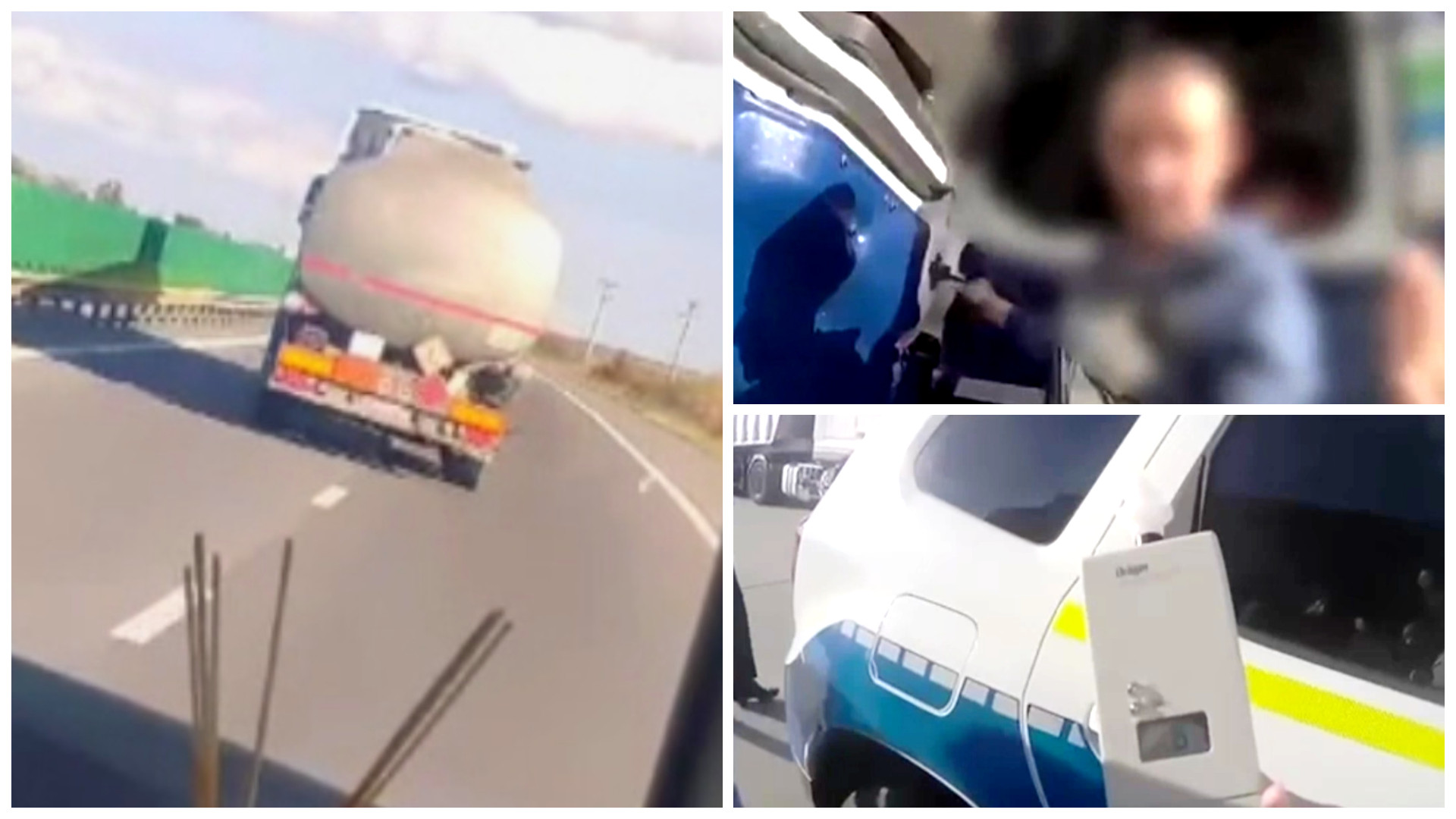 Un șofer ucrainean beat a condus în zig-zag o autocisternă pe Autorstrada Soarelui. Ce alcoolemie avea