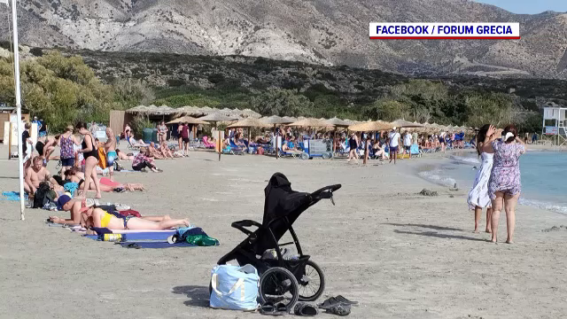 Vremea caldă din Grecia îi atrage pe românii dornici de relaxare cu prețuri mici la mâncare și cazare