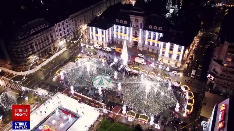 Cum va arăta târgul de Crăciun din Craiova. Bulevardul Calea București va fi împodobit la fel ca Champs Elysees