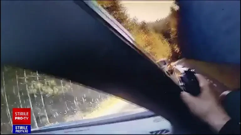 Șofer din Suceava, oprit de polițiști cu focuri de armă, după o urmărire ca-n filme. El consumase alcool şi nu avea permis