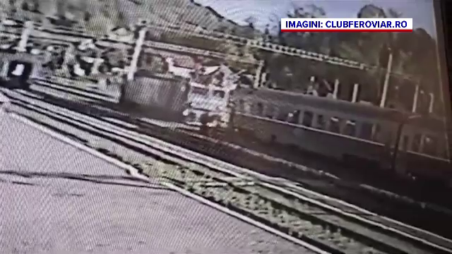 O femeie conductor de tren, rănită în accidentul feroviar din gara Ilva Mică
