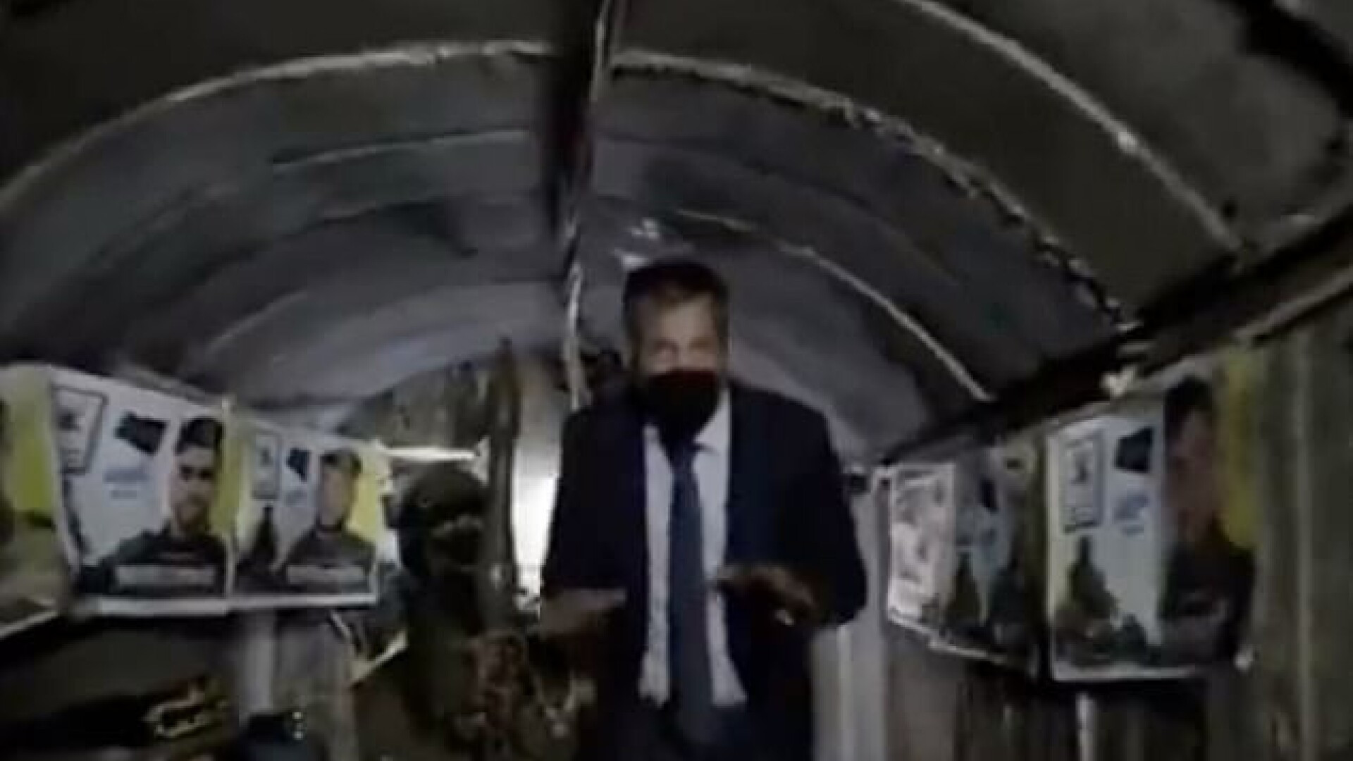 VIDEO. Imagini în premieră cu tunelurile teroriștilor Hamas din Gaza, difuzate de propaganda Rusiei