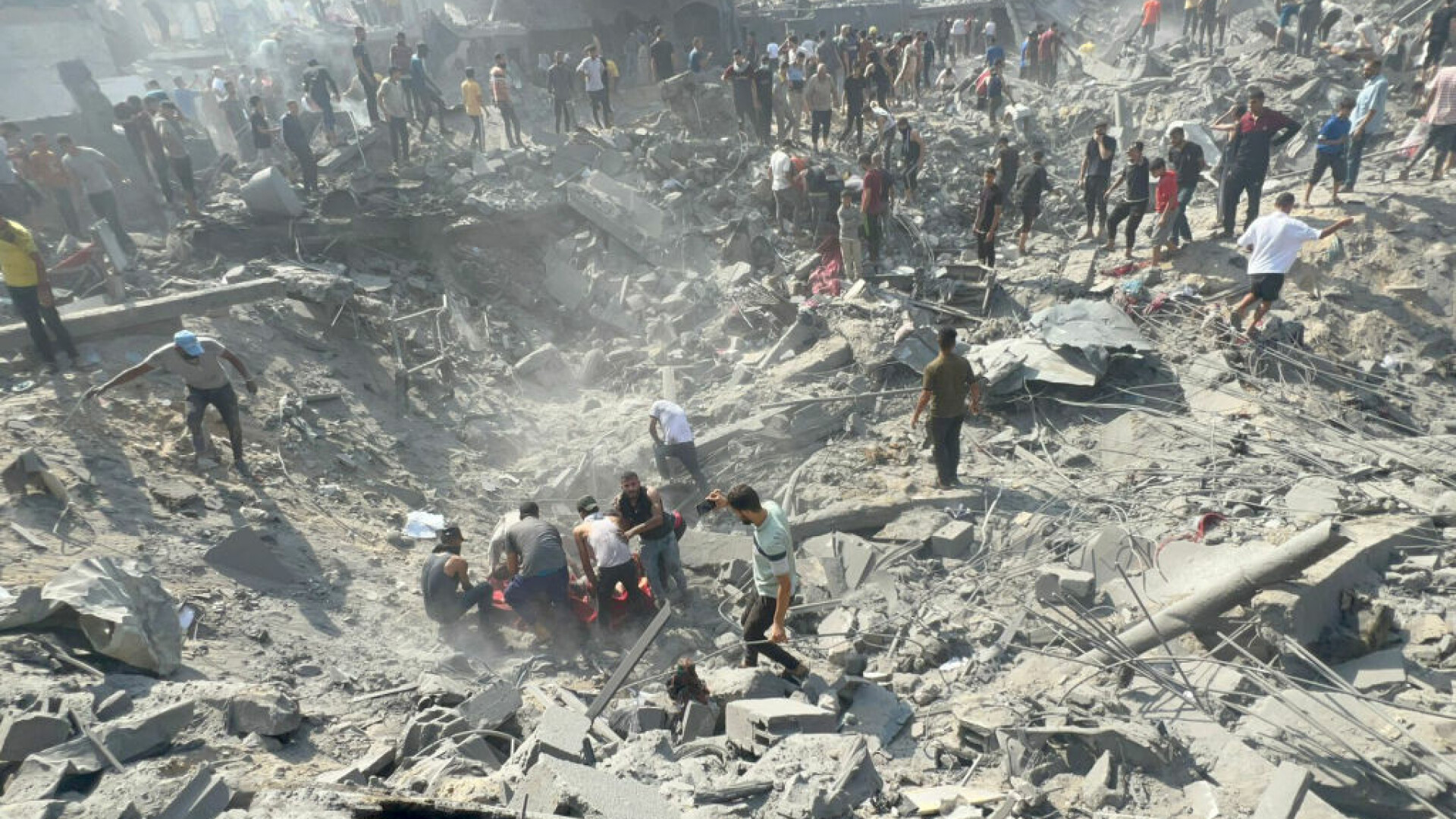 Încă o explozie masivă la tabăra de refugiaţi Jabalia din Gaza. Hamas anunță că „multe persoane au murit”. VIDEO