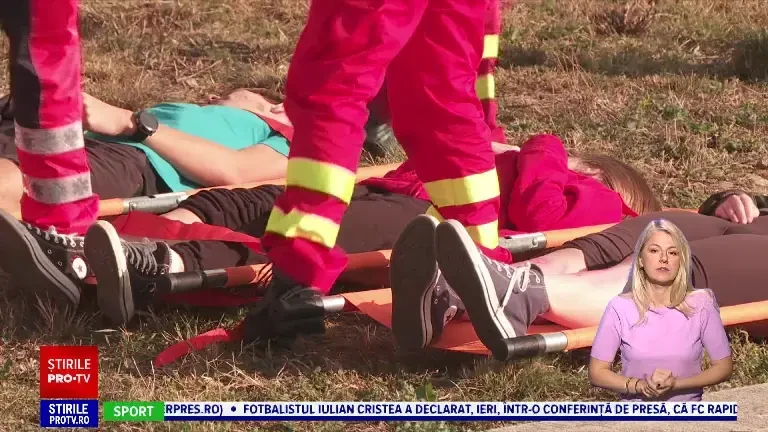 Simularea unui accident aviatic pe Aeroportul Cluj. ”Aceste exerciții sunt esențiale”