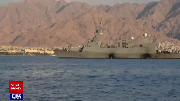 Navele maritime de luptă ale Israelului au fost amplasate în Marea Roșie