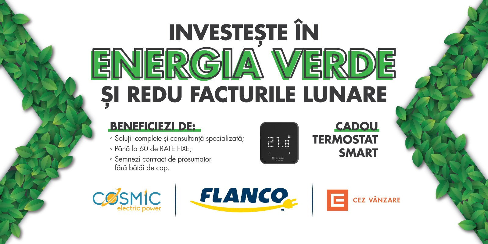 (P) Flanco și Cosmic Electric Power anunță un parteneriat inovator pentru promovarea energiei verzi