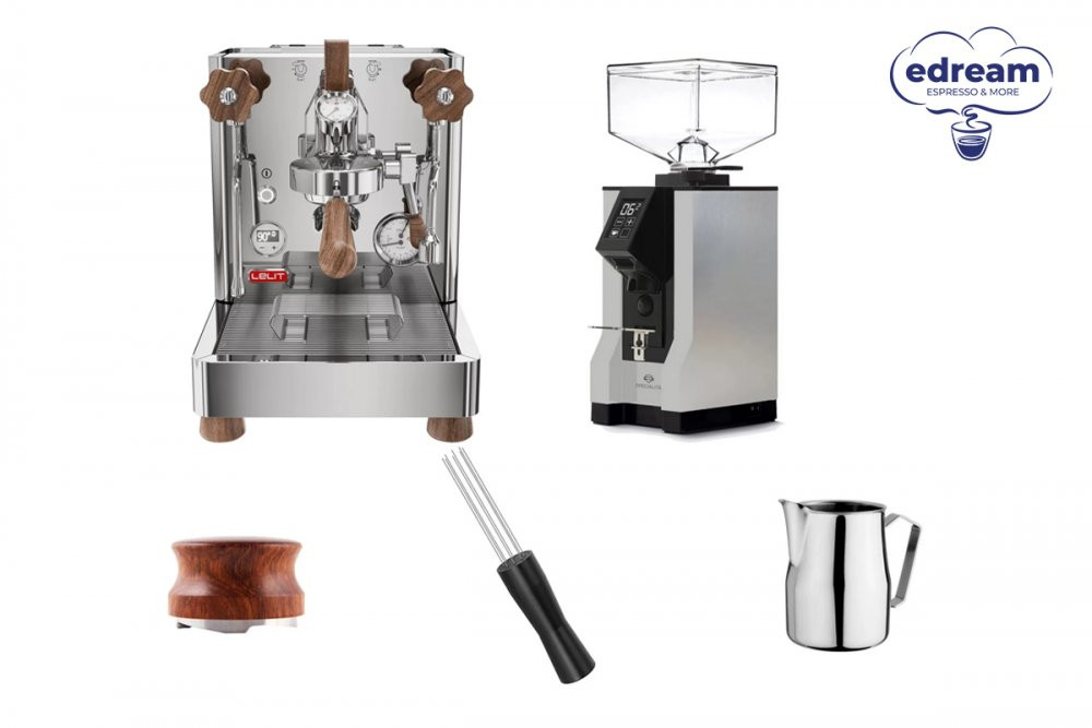 (P) Pachet espressor cu râșniță și alte accesorii pentru o cafea delicioasă găsești la edream.ro