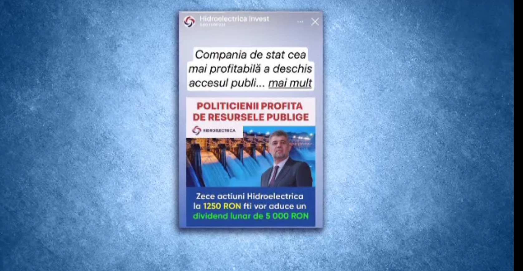 Au apărut fraudele online în care se folosește imaginea companiei Hidroelectrica. Cum procedează escrocii