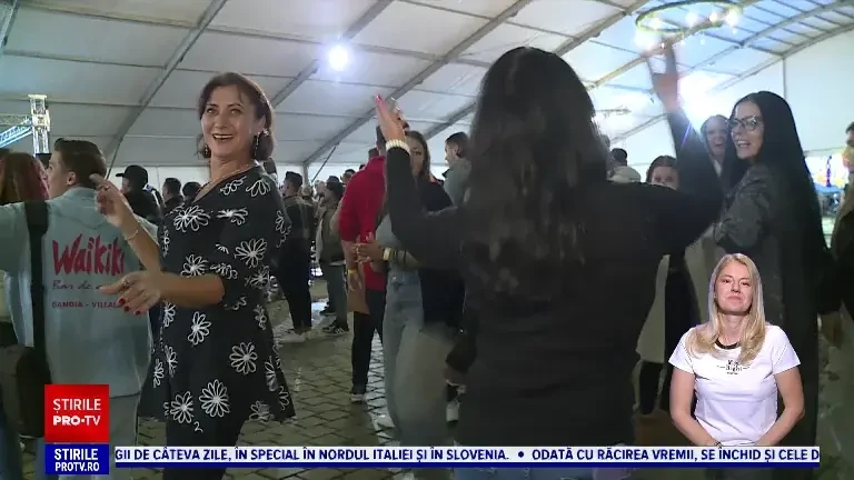 Temperaturile reci au alungat petrecăreții de la Oktoberfest. „Foarte mișto, chiar dacă suntem puțini”